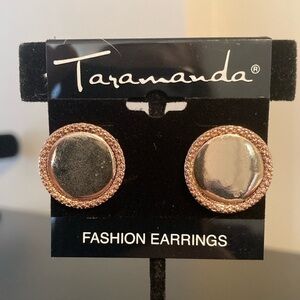 Taramanda Silver and Gold-Tone Earrings